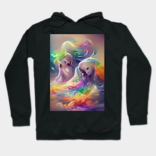 SURREAL GHOSTS ON HALLOWEEN Hoodie